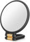 AUHLYZR Miroir grossissant 30x avec poignée, Double Face grossissement 30X/1x, Facile à Transporter, Pliable pour Le Maquillage, beauté de précision (Noir)