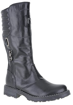 Nero Giardini Junior Stivale in Pelle Bambina A126502F (25, Hilton Nero)