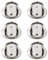 Decke Wandhalterung Haken Heavy Duty Anker Runde Form 1/4 6mm 304 Edelstahl ideal für Yoga Schaukeln Hängematten/Boat Rigging/Marine Deck Hardware/Suspension Training Straps