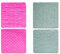 WElinks Dekormatte, Silikon, Spitze-Muster, Zucker, Textur, Rand, Kuchen verzieren, Prägung, Fondant, Törtchen, Zucker-Handwerk, Backform, Kaugummi, Brei, Abdruck, Abdruckmatte, 4 Stück