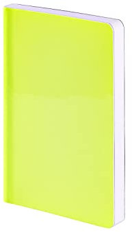 Nuuna Notizbuch A6 | Candy S - Neon Gelb | Dotted Journal | 2,5mm Punktraster | 176 nummerierte Seiten | 120g Premium-Papier | glänzend | nachhaltig produziert in Deutschland