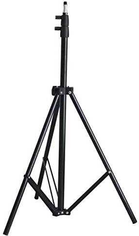 Riqiorod Light Stand, 7-Foot Photography Tripod Stand, Floor Selfie Ring Light Support for Studio, Umbrella, Backdrop, LED Panel, Speedlite Flashes, Reflector, Strobes, Video Lights