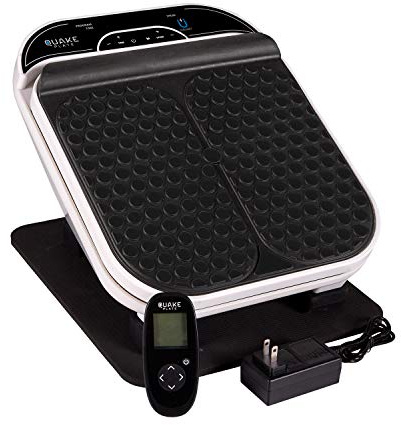 Foot Massager for Neuropathy Pain & Circulation by Quake Plate High RPM Oscillating Deep Tissue Foot & Calf Massager for Plantar Fasciitis Pain Relief, 30 Speed Vibrate with Gen 2 RF Remote