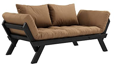 Karup Design, Bebop, Schlafsofa, Gestell: Schwarz, Matratze: Mocca