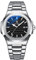 Tiong Herren-Business-Uhr mit schwarzem quadratischem Achteck-Design, wasserdichte leuchtende Quarzuhr für Herren, Datums-Quarzuhr aus Edelstahl für Herren-Black