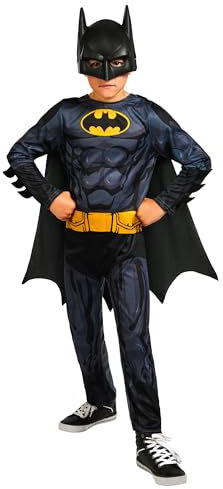 Rubie's 3014997-8000 Batman Childs Costume-Age 7-8 Years, Boys, Multicolour Halloween