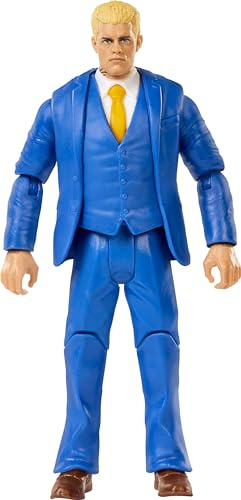 Mattel WWE The American Nightmare Cody Rhodes Action Figure, Basic 6-inch Collectible Figure, Toys