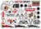 A5 Sticker Sheet Motorsport Vinyl Stickers - Racing Cars Sport Boys Mancave Dad Brother Father's Day Hobbies Hobby Fan Love Aesthetic #80141