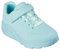 Skechers Street Girls Baskets, Turquoise Synthetic Trim, 36 EU