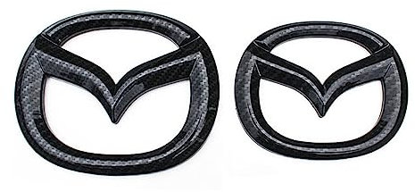 Abzeichen Logo für Mazda CX30, Buchstaben Wort Emblem-Aufkleber,Autoaufkleber Sticker Emblem,Auto Emblem Abziehbilder Styling Dekoratives Emblem,B Carbon Fiber