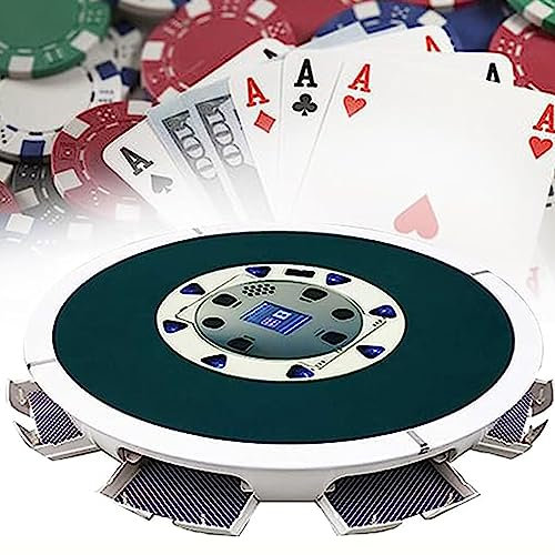 Automatischer Kartenhändler, Smart Playing Dealer Machine, mit LED-Bildschirm, Verhinderung von Betrug, Mehrere Lizenzierungsmethoden, Dual Power Card Shuffler, für Familienspaß, Treffen
