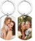 toyofmine personnalisé Double face Photo porte-clés conduire en toute sécurité garçon petite amie animal de compagnie porte-clés personnalisé cadeaux (Color Photo & Color Photo (1 Piece))