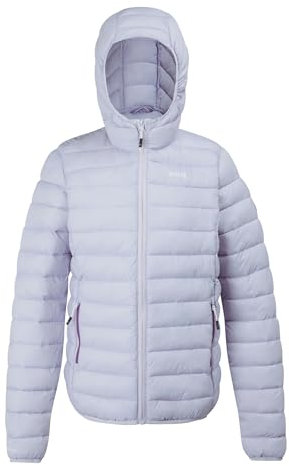 Regatta Damen Wattierte isolierte Jacke mit Kapuze Gepolsterter Mantel, Lilac Frost, 42