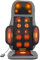 Shiatsu Massagesitzauflage, Rückenmassagegerät mit Wärme, für Nacken, Schultern, Rücken, Taille, Hüften, Massagematte mit Intelligente Fernbedienung (3 Geschwindigkeiten, 3 Modi) (Grau)