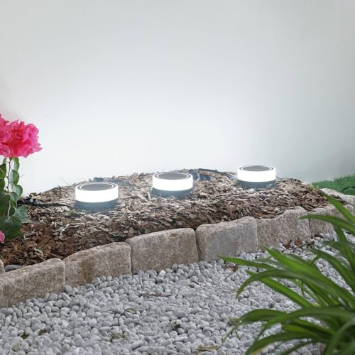 Lindby LED Smart Home Wegbeleuchtung Garten Kyren dimmbar (Modern) in Schwarz (3 flammig,)