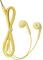 Beufee Wired Headphones, 3.5mm HiFi Music Headphone in Ear Headphones Gaming Earbuds with Mic Plug in Headphones Stereo Headphones for Mobile Phone(Yellow)