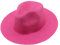 Sun Hats for Women Men, Adjustable Summer Panama Fedora Wide Brim Hat Foldable Packable Straw Panama Hats Buckle Fedora Beach Sun Hat Multicolor Hot Pink