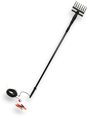 Briconess.com Scuotitore abbacchiatore Elettrico per Raccolta Olive con Asta in Alluminio 140 w