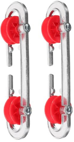 Cabilock 2stücke Schwerer Wäschespanner Aus Aluminium Und Kunststoff Langlebiger Wäscheleinen-teiler Robuster Seilverteiler Mit Wiederverwendbar Für Lange Wäscheleinen Im Innen Außenbereich