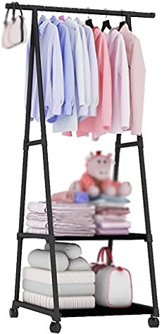 CCKUHN Vertikale Garderobe, Garderobenständer, für den Haushalt, Kleiner Kleiderbügel, für den Schlafzimmerboden, kleine Garderobe, Wohnzimmer, Flaschenzug, Garderobenständer, multifunkti