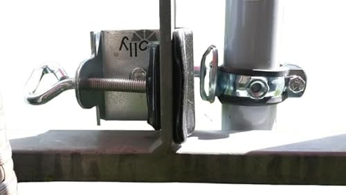 SCHIRME Balkon UNIVERSALHALTER 360 ° Ø 40 mm Halter an runde Elemente mit gummierter Aufnahmeschelle bis 35 mm-Zum aktuellen Test-Preis Made B. Württemberg