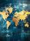 Puzzle 500 Pieces for Adults Jigsaw Puzzles for Adults 500 Piece, Abstract Puzzle Educational Games, Wooden Puzzles World Map Jigsaws Game, Gifts for Teenage Boys 14-16 Years 20.47x14.96 inch g-580