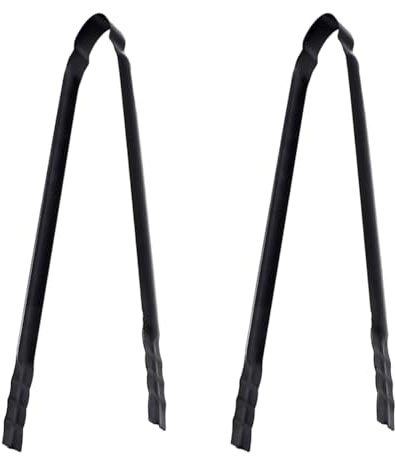 Fegtrtyoa Pinces à Feu de Camp Pinces à Charbon de Bois pour Poêle Pinces à Bois de Chauffage pour Cheminée Grillades Cuisine Camping Foyers Accessoires