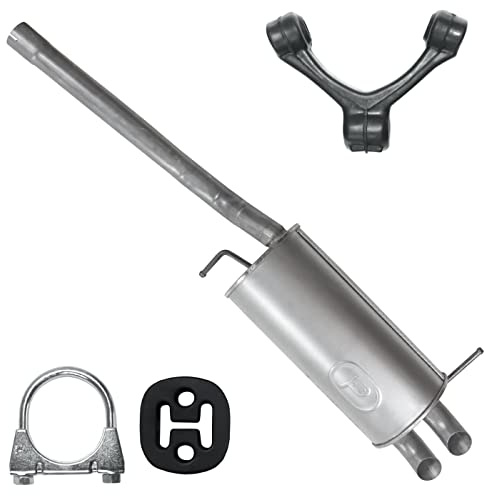 POLMOstrow Auspuff für VW Caddy 3 III 2K 2004-2015 | Endtopf, Motoren: 1.9 TDI - 2.0 TDI | Fließheck