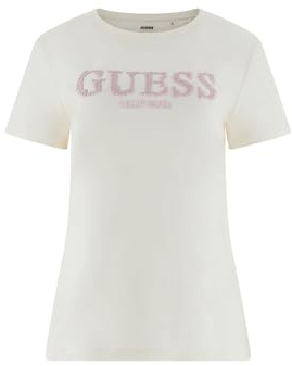 GUESS T-Shirt Giuditta CN SS - Bianco/Rosa Giuditta CN SS T-Shi - M