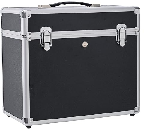 Imperial Riding Putzbox IRH Basic Slim Line, Schmale Grooming Box mit elastischer Innentasche und leichtem Design, Schwarz, 1SIZE