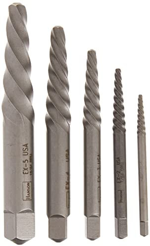 IRWIN Estrattore di viti per viti a spirale, 5 pezzi (53535)