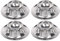 Schramm® 4 Stück Edelstahl Eierbecher Eierhalter stapelbar Eier Becher Egg Cup Eierständer Ständer 4 Personen Gastro Qualität