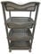 A406 4 Tier Stackable Rectangular Vegetable Rack kitchen Garage Storage Utility (Grey)