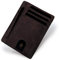 AKIELO RFID Card Holder Wallet with Gift Box – Ultra Slim Leather Credit Card Holder for Men – Small Minimalist Blocking Card Wallet (Bravo - Dark Mocha Edition)