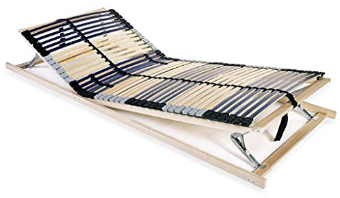 vidaXL Lattenrost 42 Latten 7 Zonen 90x200cm Lattenrahmen Bettrost Holzlatten