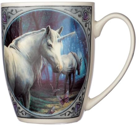 Puckator Lisa Parker The Journey Home Unicorn Porcelain Mug - Funny Home Accessories - Cute Gifts for Girlfriend - Large Mugs for Men Women Hot Drinks - Cute Cups Presents - Secret Santa Gift Cup Set