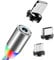 ALPHA 3 in 1 LED Flowing Magnetic Charger Cable Light Up 3 in 1 USB Cable Compatible with All Phones (Multicolour)