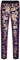 CARFFIV Herrenmode, Blumenmuster, glänzende Pailletten, Samt-Hose (3XL, Blue)