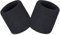 Schweißbänder Sport Wristbands 2 Pack, Sport Schweißband Armband Weiche verdickte Baumwolle, für Fußball Basketball Tennis Gymnastik (Schwarz)