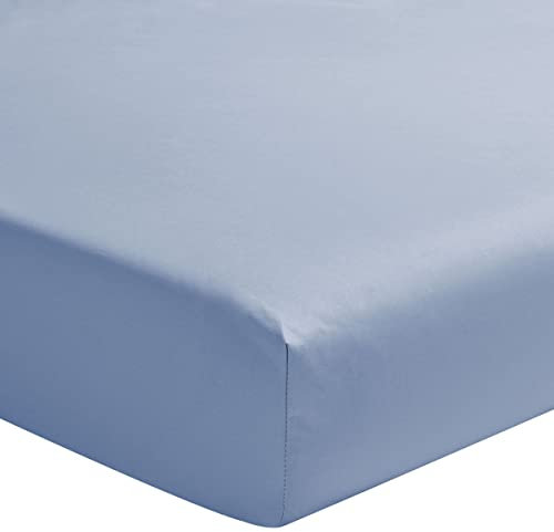 Royal Line Spannbettlaken aus Perkal-Baumwolle, 90 x 200 cm