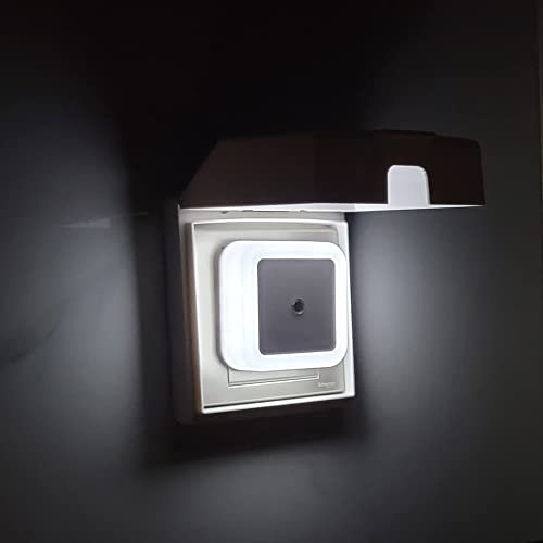 IOSICAM 3-Pezzi Bianco LED Luce notturna presa con Sensore di Luce,luce notturna presa per bambini,luce da notte presa con Sensore Crepuscolare,per Camere da Letto/Soggiorno/Bagno/Corridoio/Cucina