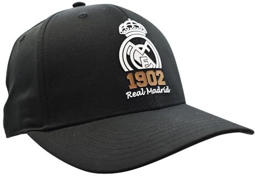 Real Madrid Unisex Gorra Nº43 Baseballkappe, Schwarz, Einheitsgröße