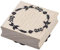 Artoz Stempel – Holzstempel – „Kranz“ – 60 x 60 mm – Motivstempel zum Kartenbasteln für Weihnachten, Einladungen, Grüße