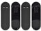 PMLN7240AR - Fischietto da cintura per radio portatile Motorola Talkabout T400 T460 T461 T465 T480 T402 T480 T500 T600 T605 (confezione da 4)