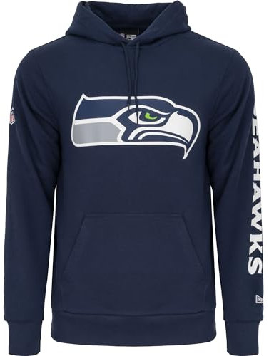 New Era NFL Fleece Hoody - Vertical Seattle Seahawks - XS