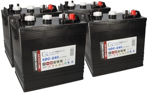 Hochwertige 6V 240Ah Deep Cycle Antriebsbatterien Im 4er-Set Zuverlässige Stromversorgung Für Arbeitsbühnen, Reinigungsmaschinen Und Mehr - Langlebig
