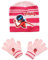 Disney Girl's LB23-3007 S1-TU Winter Accessory Set, Rose, One Size