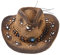 CALLARON Chapeau De Cow-boy En Paille Tenues De Concert Country Pour Femmes Chapeau De Homme Chapeau De Noir Chapeau De Paille Femme Tenue D'été Pour Des Hommes Visière Rural