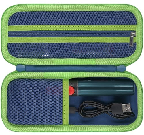 co2CREA Hard Travel Case for Bosch Hot Glue Gun, Carrying Case, Compatible with USB Charger and Cable, Mini Glue Sticks, Smoky Blue