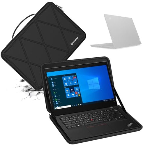 Smatree Hard EVA Protective Sleeve Case Compatible for 14 inch Lenovo ThinkPad L14 Gen 2 Laptop (Plastic/Aluminum), Waterproof Hard Sleeve for 14 inch Lenovo ThinkPad (X8263)